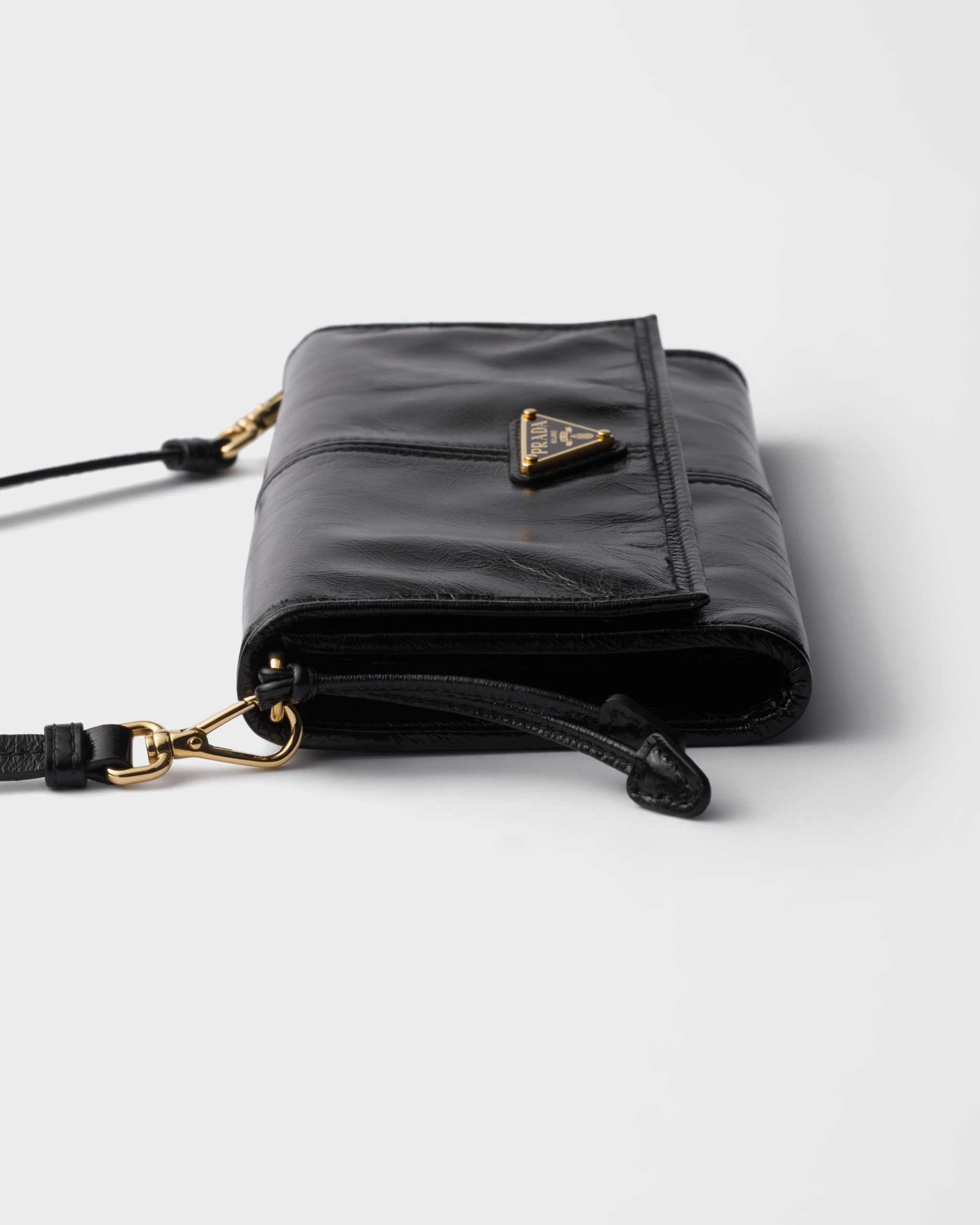 Prada Leather wallet with shoulder strap - Image 2